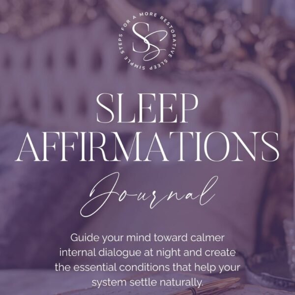 Sleep Affirmations Journal Cover