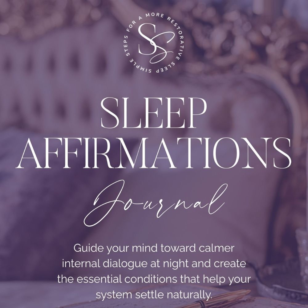 Sleep Affirmations Journal Cover