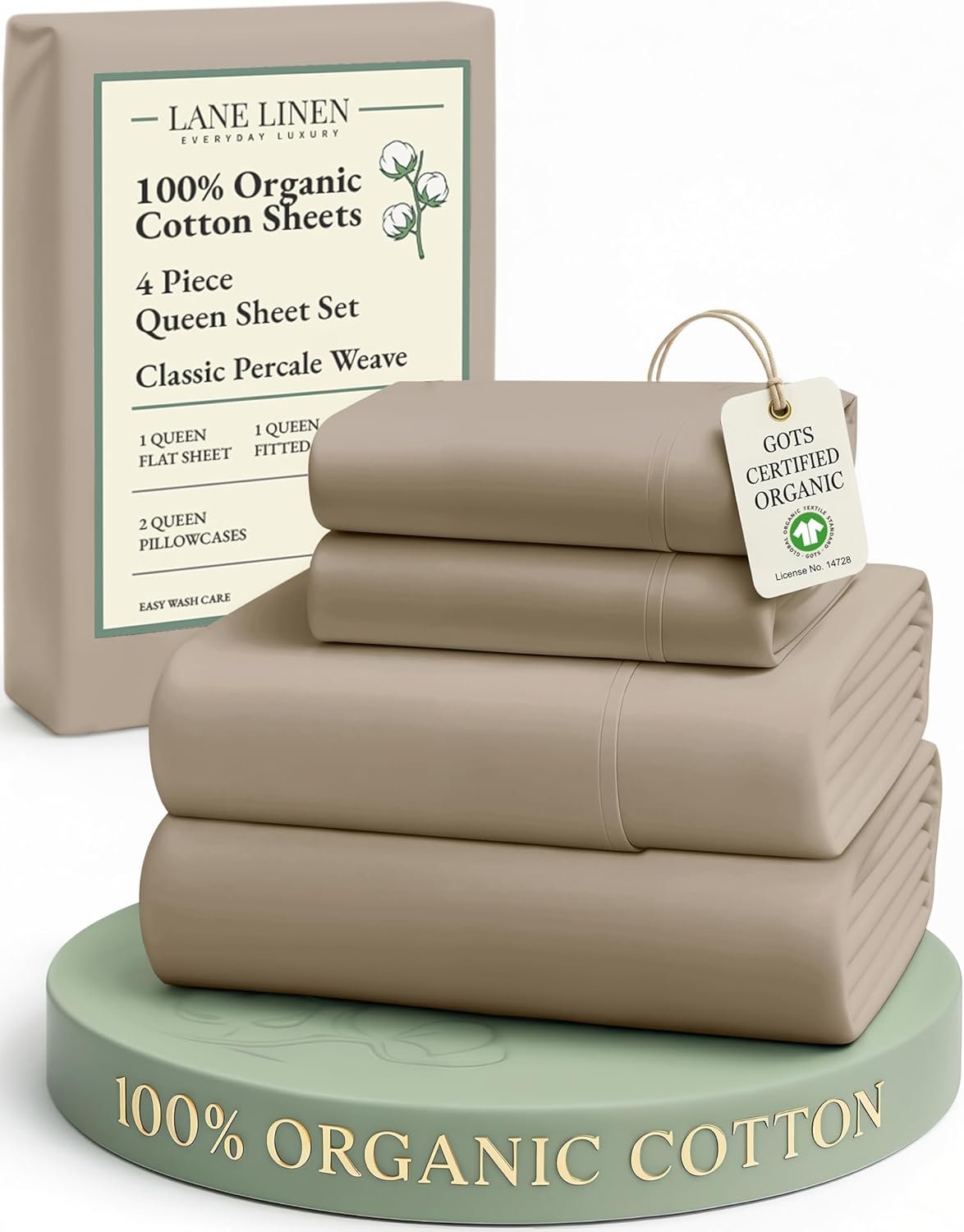 Lane Linen Organic Cotton Sheets