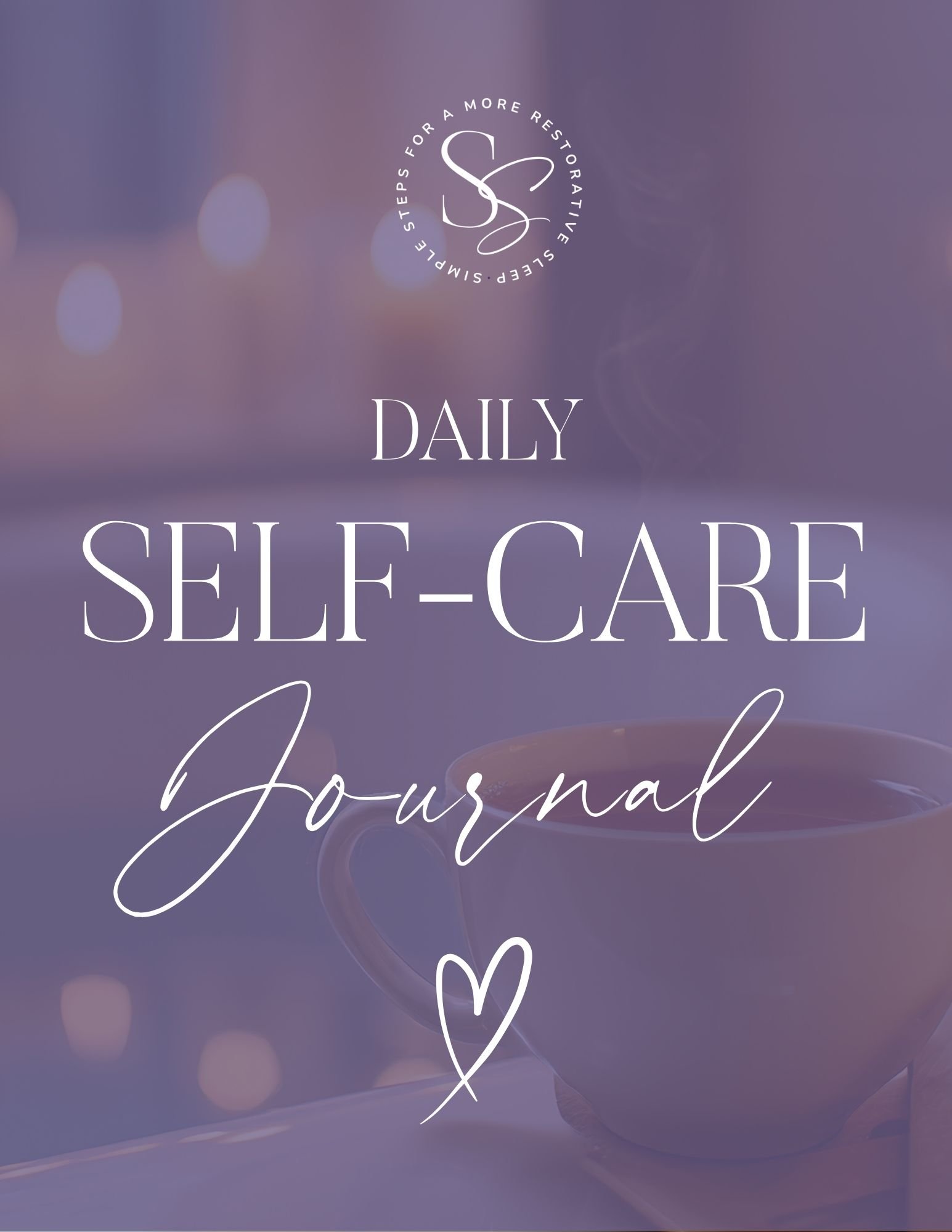 Daily Self Care Journal Cover Page